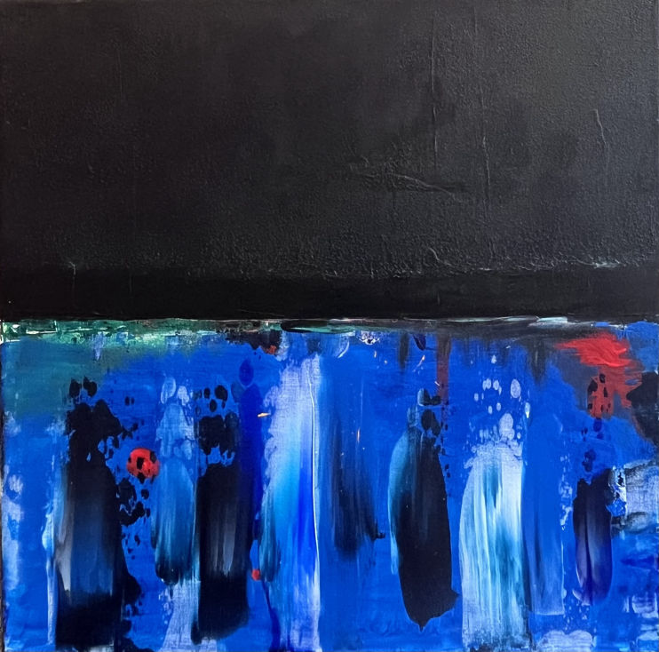 Sous la surface | Oeuvre originale contemporaine d'Artemya, réalisée en Suisse.