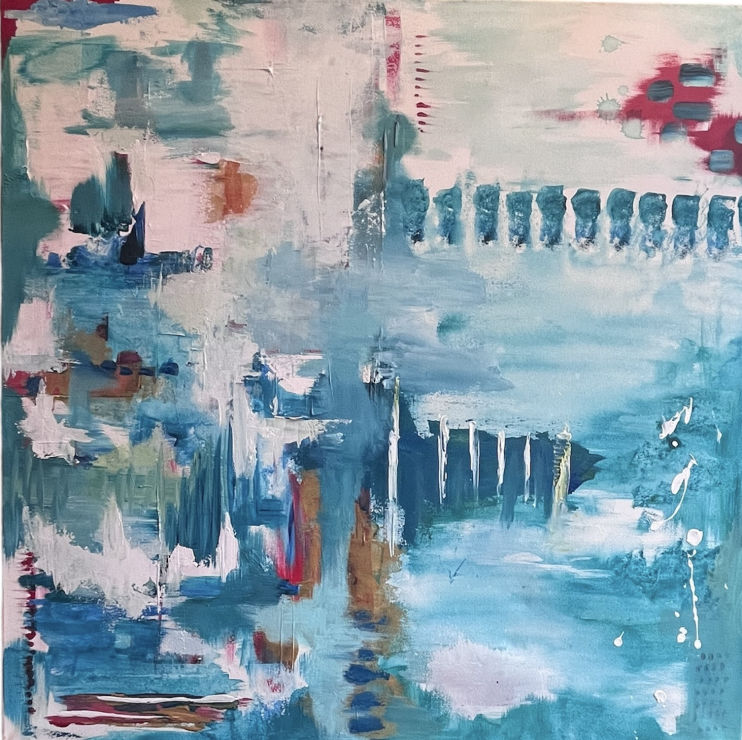 Fragments de lumière | Oeuvre originale contemporaine d'Artemya, réalisée en Suisse.