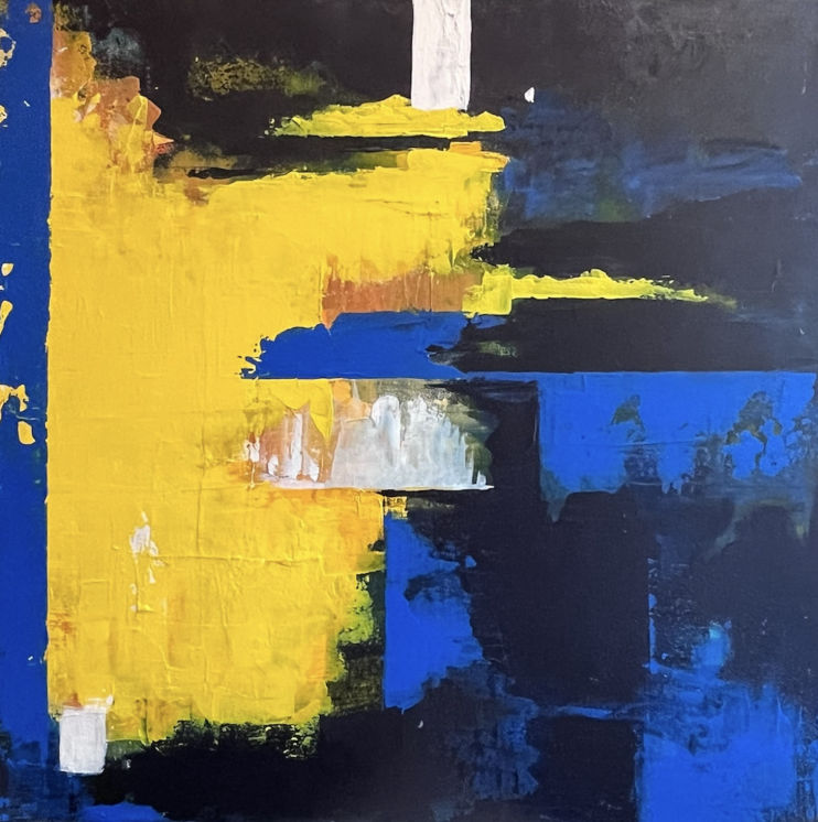 Entre deux mondes | Oeuvre originale contemporaine d'Artemya, réalisée en Suisse.